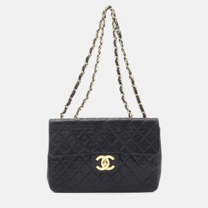 Chanel Flap Black Lambskin Shoulder Bag, Handbags - Luxury Closet catalog
