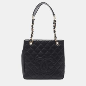 Chanel PST Black Leather Tote Bag, Tote Handbags - Luxury Closet catalog