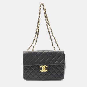 Chanel Jumbo Single Flap Black Lambskin Shoulder Bag, Handbags - Luxury Closet catalog
