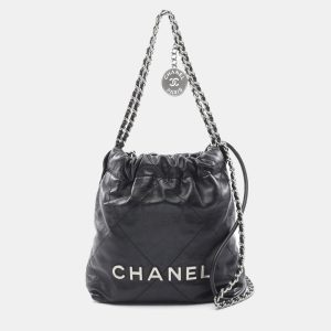 Chanel 22 Mini Black Leather Shoulder Bag, Handbags - Luxury Closet catalog