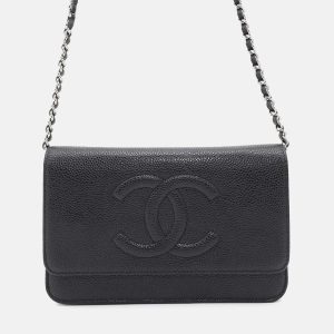 Chanel CC Black Leather Wallet on Chain, Wallets & Money Clips - Luxury Closet catalog