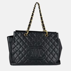 Chanel CC Timeless Black Leather Tote Bag, Satchels - Luxury Closet catalog