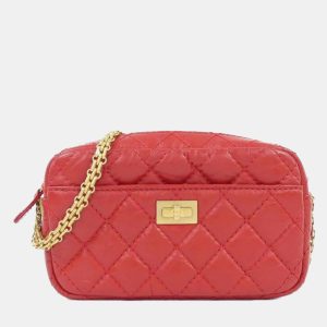Chanel Quilted Red Calfskin Shoulder Bag, Handbags - Luxury Closet catalog