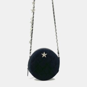 Chanel Star Round Quilted Suede with Crystal Embellished Charms Clutch with Chain, Handbags - Luxury Closet catalog
