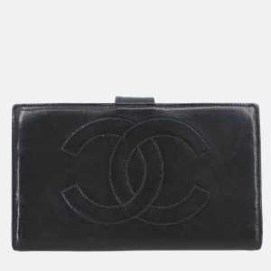 Chanel Black Lambskin Long Wallet, Wallets & Money Clips - Luxury Closet catalog