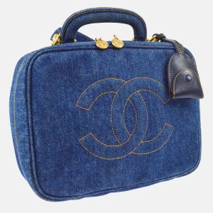 Chanel Timeless Vanity Indigo Denim Top Handle Bag, Satchels - Luxury Closet catalog