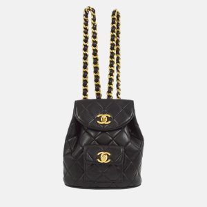 Chanel Duma Small Black Lambskin Backpack, Backpacks - Luxury Closet catalog