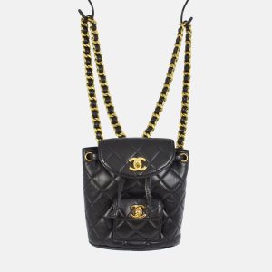 Chanel Duma Small Black Lambskin Backpack, Backpacks - Luxury Closet catalog