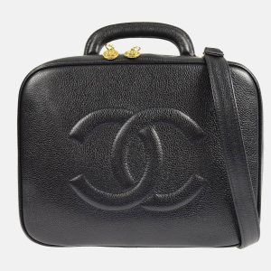 Chanel Timeless Vanity Black Calfskin Handbag, Satchels - Luxury Closet catalog