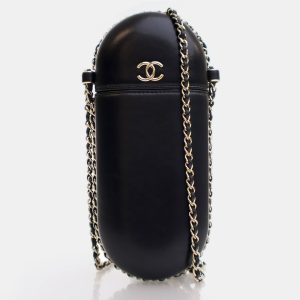 Chanel Chain Around Black Lambskin Phone Holder Bag, Handbags - Luxury Closet catalog