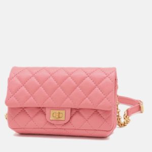 Chanel 2.55 Calfskin Pink Waist Pouch Body Bag, Handbags - Luxury Closet catalog