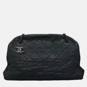 Chanel Iridescent Quilted Large Leather Grey Just Mademoiselle Large Tote Bag, Tote Handbags - Luxury Closet catalog