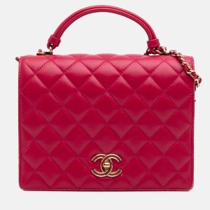 Chanel Pink Small Quilted Lambskin Citizen Chic Flap, Satchels - Luxury Closet catalog