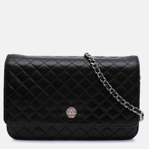 Chanel Black CC Quilted Lambskin Wallet On Chain, Wallets & Money Clips - Luxury Closet catalog
