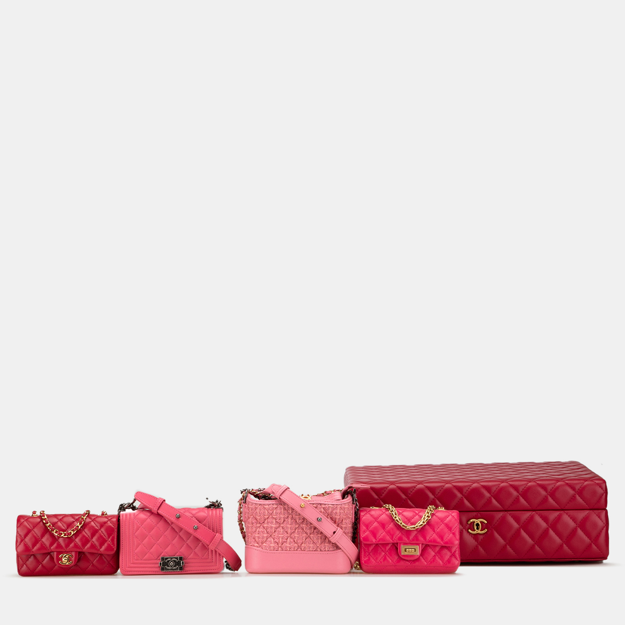 Chanel Multicolor Chanel Limited Edition Success Story Quilted Lambskin Trunk Set of 4 Mini Bags, Shoulder Bags - Luxury Closet catalog