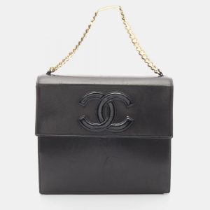 Chanel Black Lambskin Chain Shoulder Bag, Handbags - Luxury Closet catalog