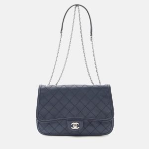 Chanel Wild Stitch Chain Shoulder Bag Leather Navy Shw Cc Coco, Handbags - Luxury Closet catalog