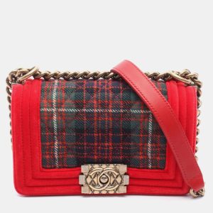 Chanel Boy Small Multicolor Canvas Shoulder Bag, Handbags - Luxury Closet catalog