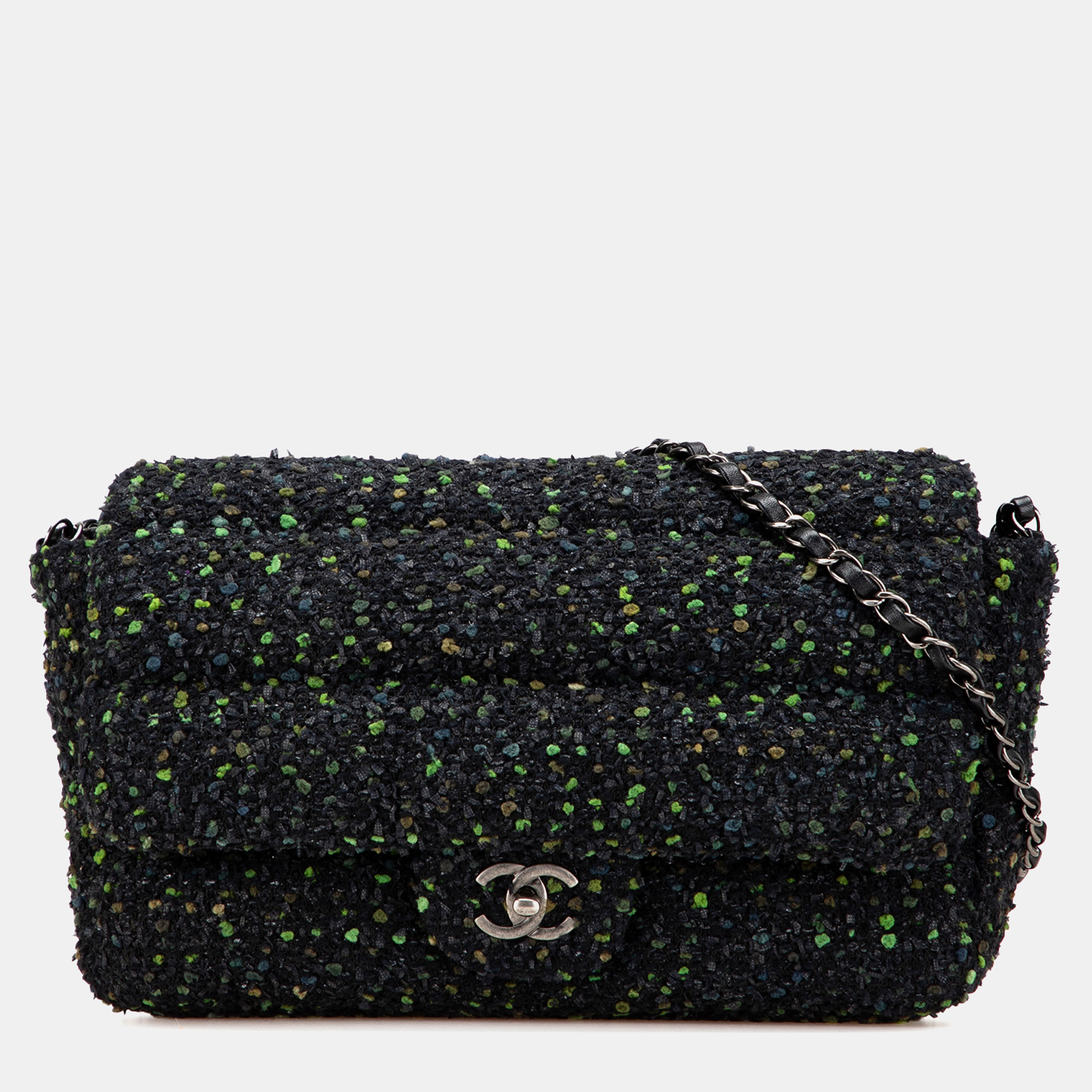 Chanel Black CC Tweed Flap Bag, Shoulder Bags - Luxury Closet catalog