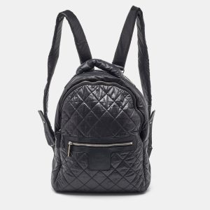 Chanel Black Quilted Nylon Coco Cocoon Backpack, Backpacks - Luxury Closet catalog