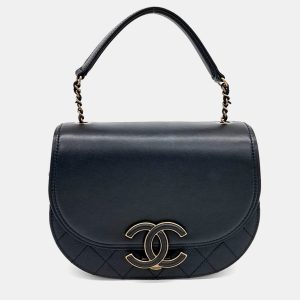 Chanel Black Leather Coco Curve Tote, Tote Handbags - Luxury Closet catalog