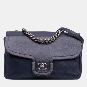 Chanel Blue Paris-Greece Calfskin Archi Chic Flap Bag, Satchels - Luxury Closet catalog