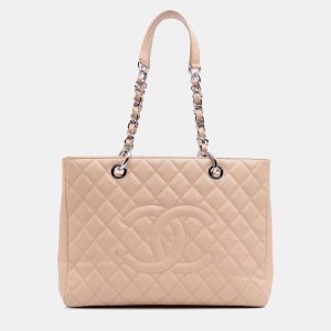 Chanel Beige Caviar Grand Shopping Tote, Tote Handbags - Luxury Closet catalog