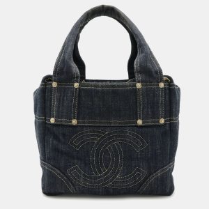 Chanel CC Blue Denim Tote Bag, Tote Handbags - Luxury Closet catalog