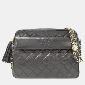 Chanel CC Tassel Black Lambskin Camera Bag, Handbags - Luxury Closet catalog