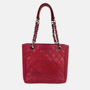Chanel Red Caviar Leather Tote Bag, Satchels - Luxury Closet catalog