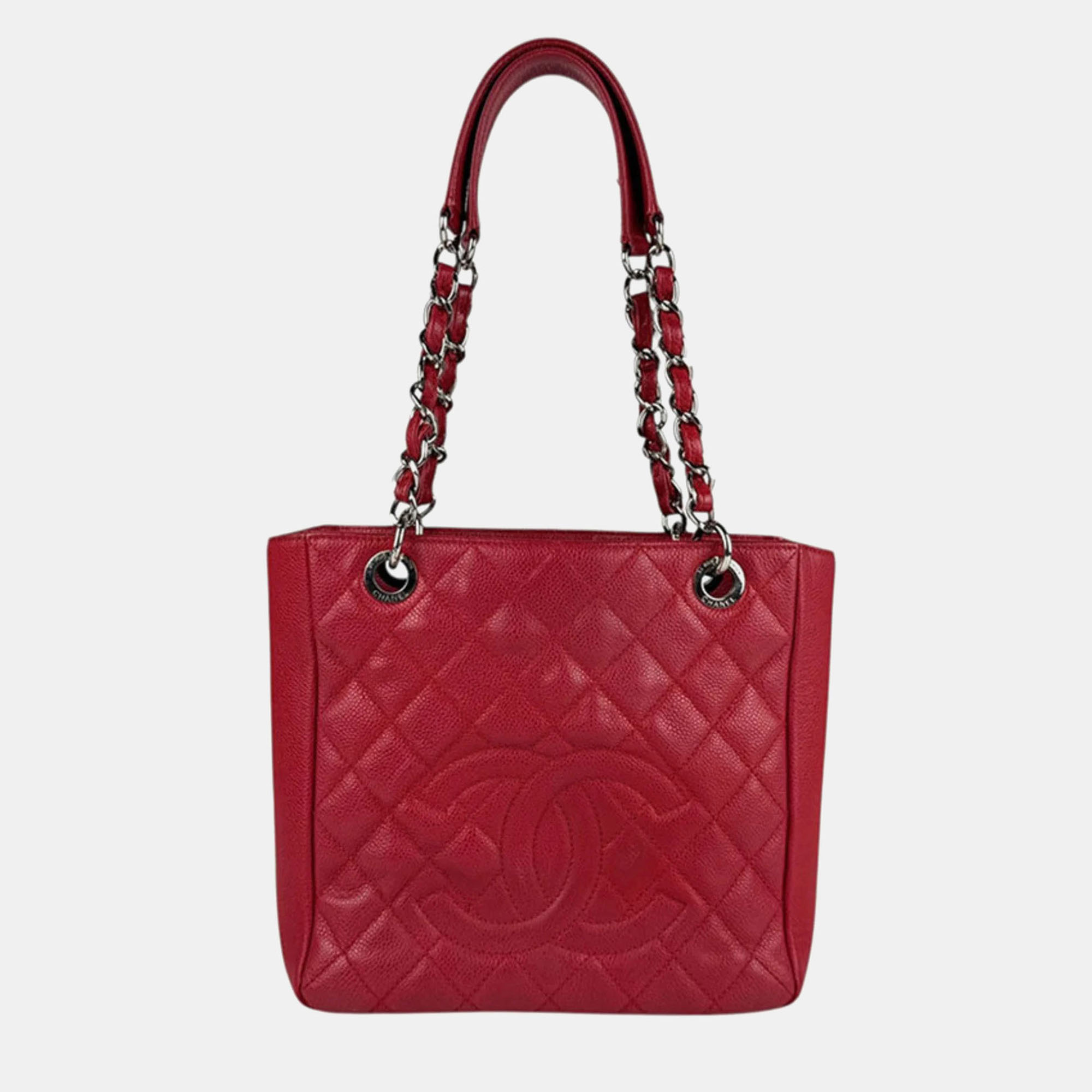 Chanel Red Caviar Leather Tote Bag, Satchels - Luxury Closet catalog