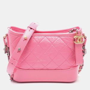 Chanel Gabriel De Chanel Small Pink Leather Hobo Shoulder Bag, Shoulder Bags - Luxury Closet catalog