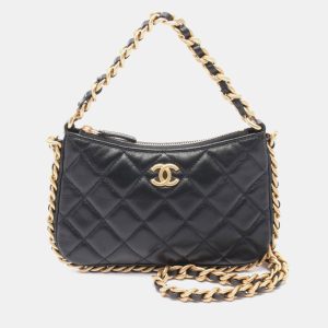 Chanel Chain Around Black Lambskin Chain Shoulder Bag, Handbags - Luxury Closet catalog