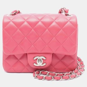 Chanel Flap Pink Leather Crossbody Bag, Handbags - Luxury Closet catalog