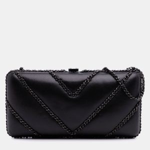 Chanel Black Chevron Lambskin Chain Around Clutch on Chain, Shoulder Bags - Luxury Closet catalog