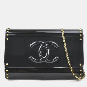 Chanel CC Black Plastic Leather Shoulder Bag, Handbags - Luxury Closet catalog