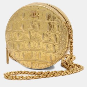 Chanel Round Gold Chain Shoulder Bag, Handbags - Luxury Closet catalog