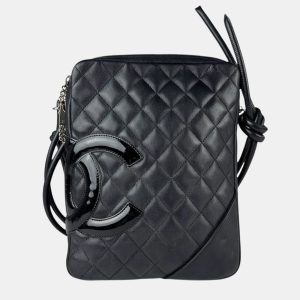 Chanel Cambon Ligne Black Lambskin Shoulder Bag, Handbags - Luxury Closet catalog