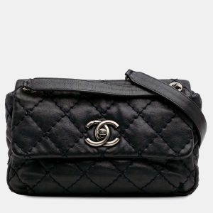 Chanel Navy Blue Medium Quilted Calfskin Love Me Tender Flap, Shoulder Bags - Luxury Closet catalog
