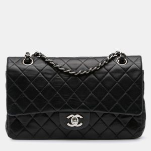 Chanel Black Medium Classic Lambskin Double Flap, Shoulder Bags - Luxury Closet catalog