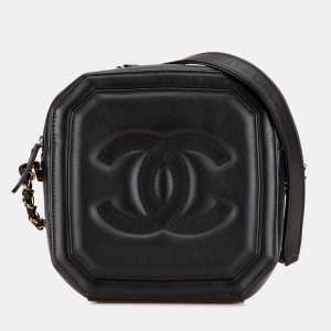 Chanel Black CC Quilted Lambskin Octagon Camera Case, Shoulder Bags - Luxury Closet catalog