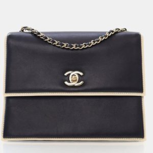 Chanel Square Frame Black Calfskin Shoulder Bag, Handbags - Luxury Closet catalog