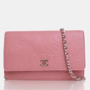 Chanel Camellia Pink Lambskin Wallet On Chain, Wallets & Money Clips - Luxury Closet catalog