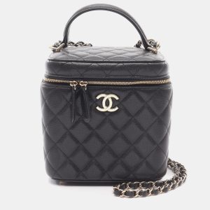 Chanel Black Calfskin Vanity Shoulder Bag, Handbags - Luxury Closet catalog