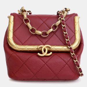 Chanel Red Micro Quilted Lambskin My Crush Bag, Satchels - Luxury Closet catalog