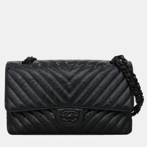 Chanel Patent Leather Chevron Medium Double Flap Bag, Shoulder Bags - Luxury Closet catalog