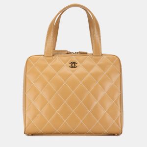 Chanel Brown CC Wild Stitch Handbag, Satchels - Luxury Closet catalog