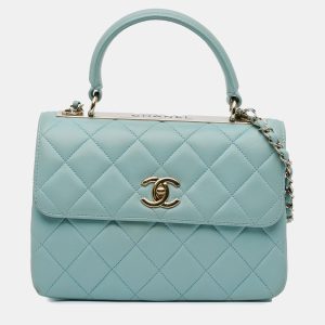 Chanel Blue Small Quilted Lambskin Trendy CC Flap Bag, Satchels - Luxury Closet catalog