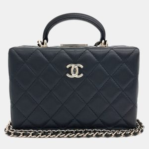 Chanel Black Leather Small Box Bag, Handbags - Luxury Closet catalog