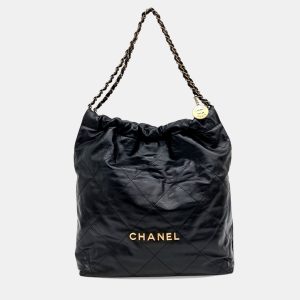 Chanel Black Leather 22 bag, Handbags - Luxury Closet catalog